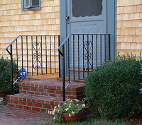 Door railing ornamental