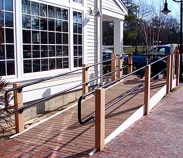 Metal ramp installation