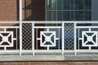 Mosaic window metalwork